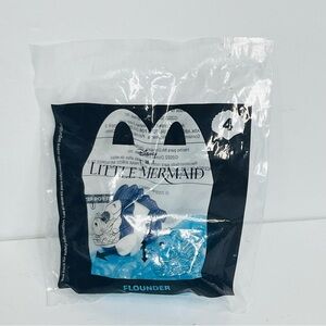 mcdonalds disneys the little mermaid flounder happy meal toy 2023 #4 live action